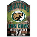 Wholesale-Bemidji State Beavers FAN CAVE Wood Sign 11" x 17" 1/4" thick