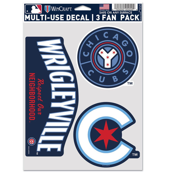 Chicago Cubs / City Connect City Connect Multi Use 3 Fan Pack