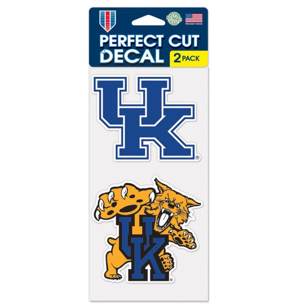 Wholesale-Kentucky Wildcats Perfect Cut Decal set of two 4"x4"