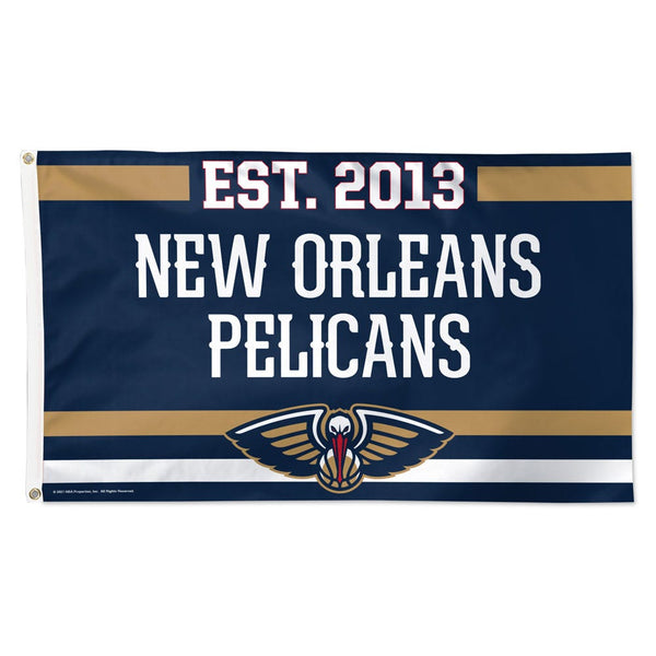 New Orleans Pelicans EST Flag - Deluxe 3' X 5'