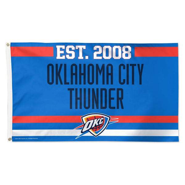 Oklahoma City Thunder EST Flag - Deluxe 3' X 5'