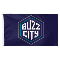 Charlotte Hornets 2nd Flag - Deluxe 3' X 5'
