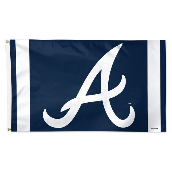 Atlanta Braves V STRIPE Flag - Deluxe 3' X 5'