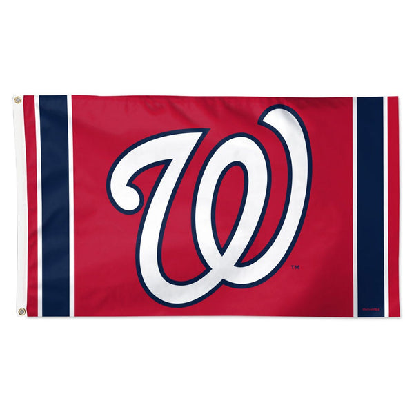 Washington Nationals V STRIPE Flag - Deluxe 3' X 5'