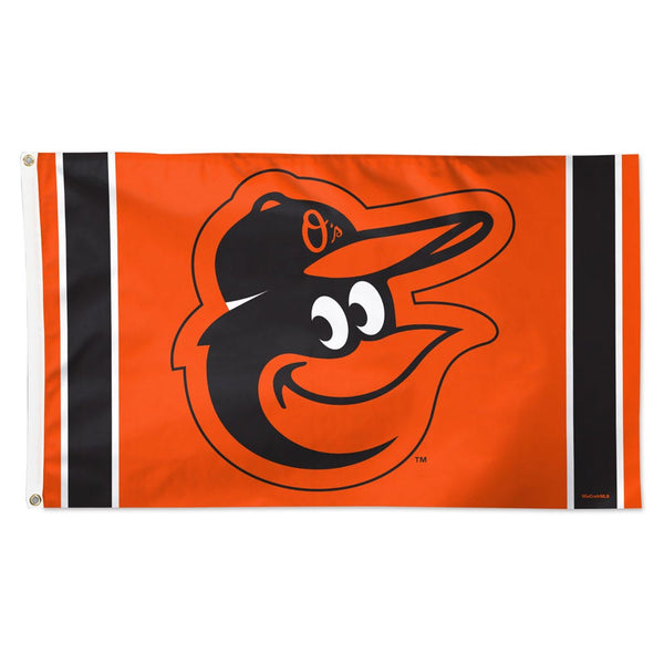 Baltimore Orioles V STRIPE Flag - Deluxe 3' X 5'