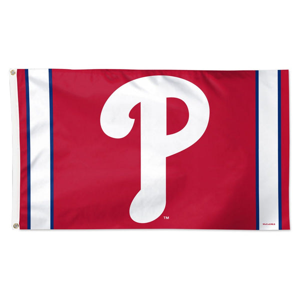 Philadelphia Phillies V STRIPE Flag - Deluxe 3' X 5'