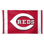 Cincinnati Reds V STRIPE Flag - Deluxe 3' X 5'