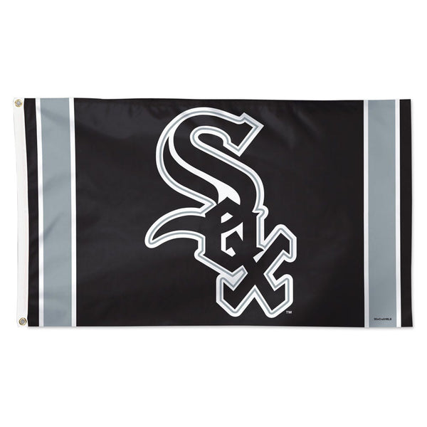 Chicago White Sox V STRIPE Flag - Deluxe 3' X 5'