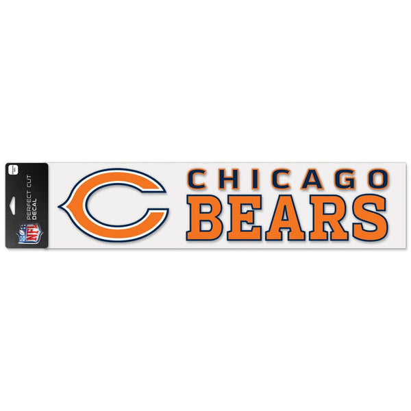 Chicago Bears Perfect Cut Decals 4" x 17"