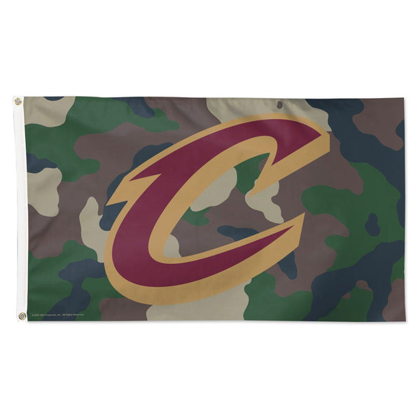 Cleveland Cavaliers camo Flag - Deluxe 3' X 5'
