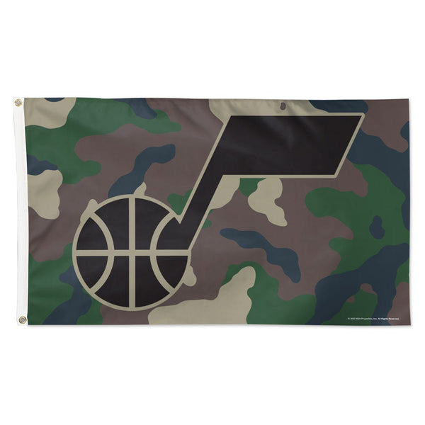 Utah Jazz camo Flag - Deluxe 3' X 5'