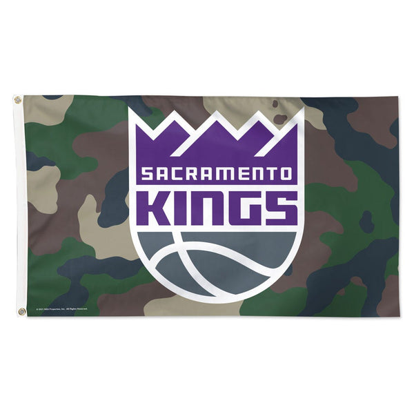 Sacramento Kings camo Flag - Deluxe 3' X 5'