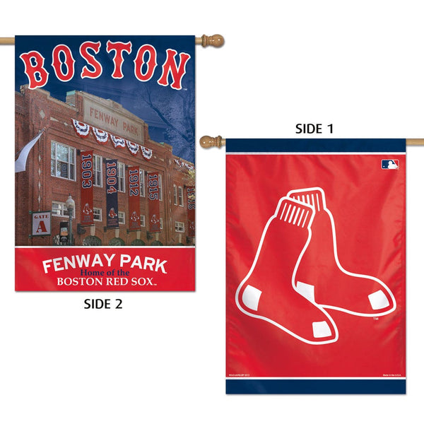 Boston Red Sox Stadium MLB Vertical Flag 2 Sided 28" x 40"