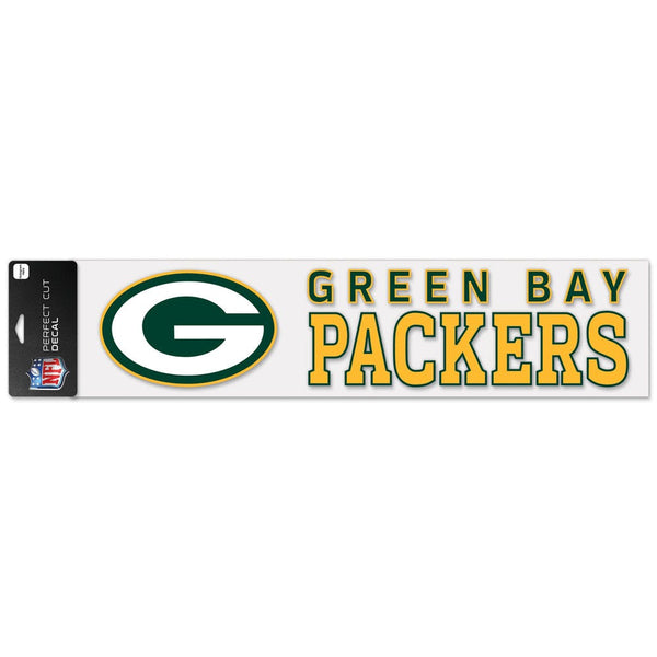 Green Bay Packers Perfect Cut Decals 4" x 17"