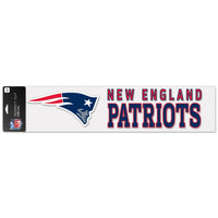 New England Patriots Perfect Cut Decals 4" x 17"