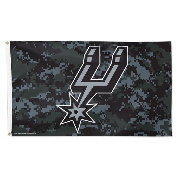 San Antonio Spurs CAMO Flag - Deluxe 3' X 5'
