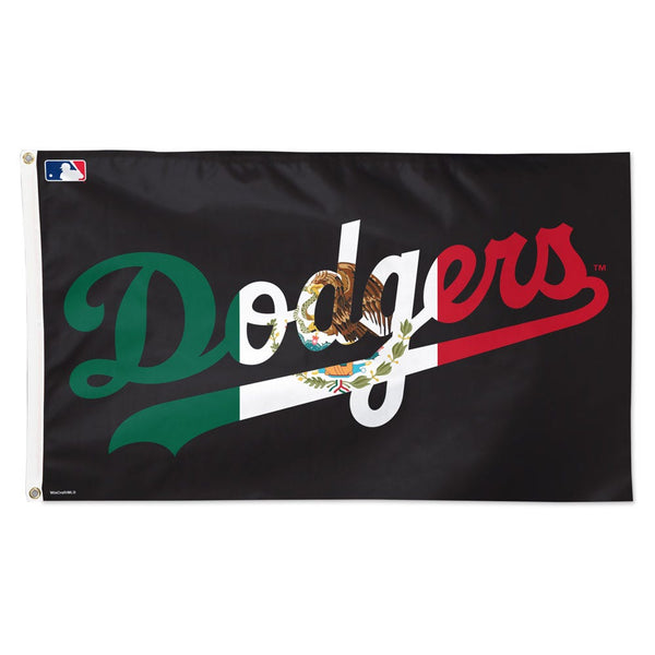 Los Angeles Dodgers MEXICO Flag - Deluxe 3' X 5'