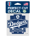 Los Angeles Dodgers Perfect Cut Color Decal 4" x 4"