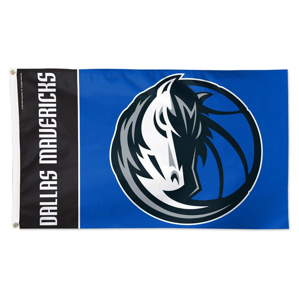 Dallas Mavericks Team Block Flag - Deluxe 3' X 5'
