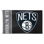 Brooklyn Nets TEAM BLOCK Flag - Deluxe 3' X 5'
