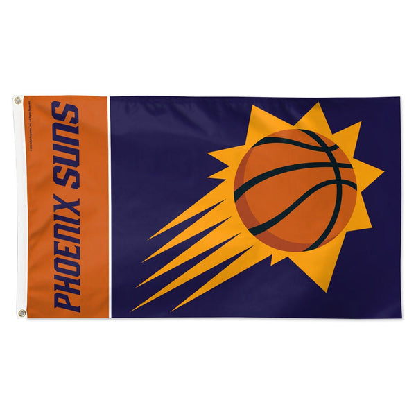 Phoenix Suns TEAM BLOCK Flag - Deluxe 3' X 5'