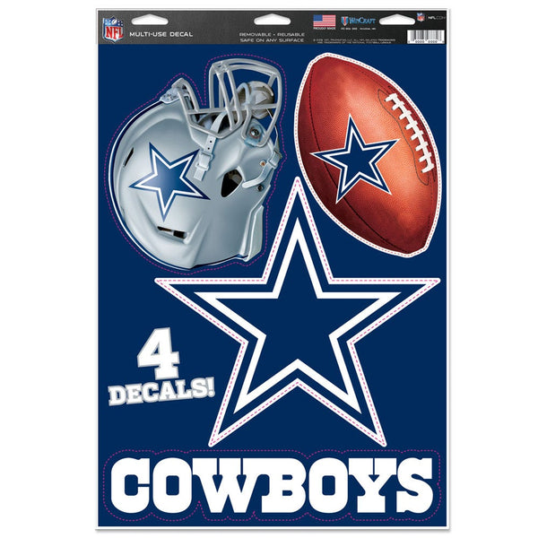 Dallas Cowboys Multi-Use Decal 11" x 17"