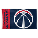 Washington Wizards TEAM BLOCK Flag - Deluxe 3' X 5'