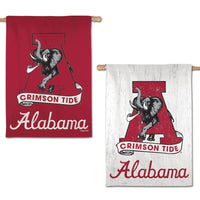 Alabama Crimson Tide /College Vault Vertical Flag 2 Sided 28" x 40"