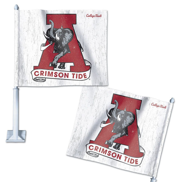 Alabama Crimson Tide /College Vault Car Flag 11.75" x 14"