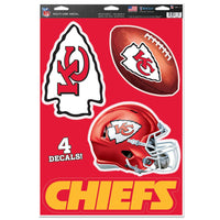 Kansas City Chiefs Multi-Use Decal 11" x 17"