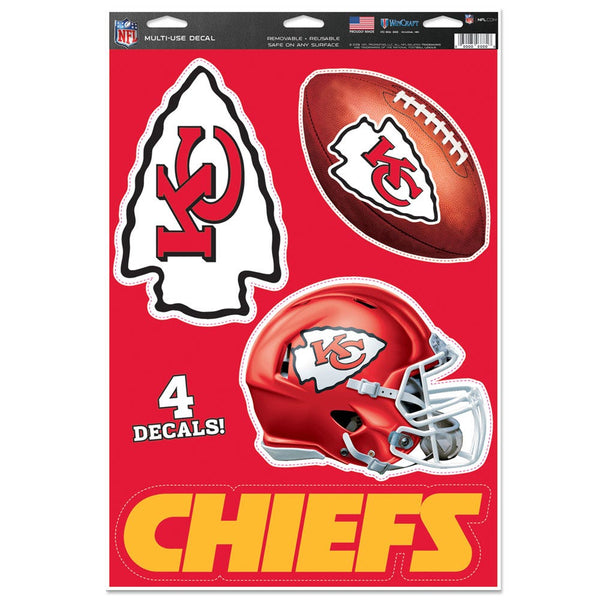 Kansas City Chiefs Multi-Use Decal 11" x 17"