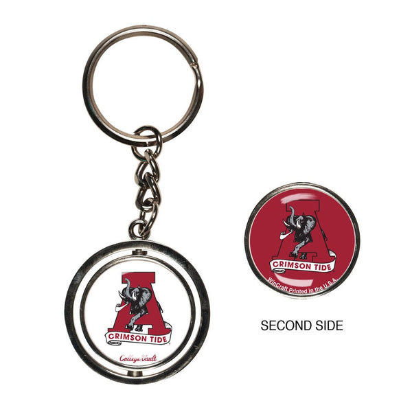 Alabama Crimson Tide /College Vault Spinner Key Ring