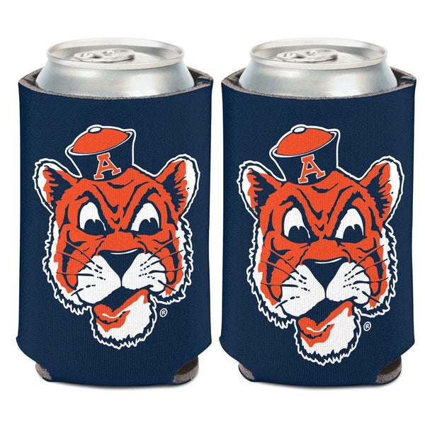 Auburn Tigers /College Vault Mascot Blue Can Cooler 12 oz.