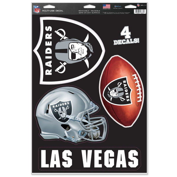 Las Vegas Raiders Multi-Use Decal 11" x 17"
