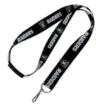 Las Vegas Raiders Lanyards w/Breakaway 1"
