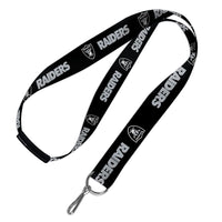Las Vegas Raiders Lanyards w/Breakaway 1"