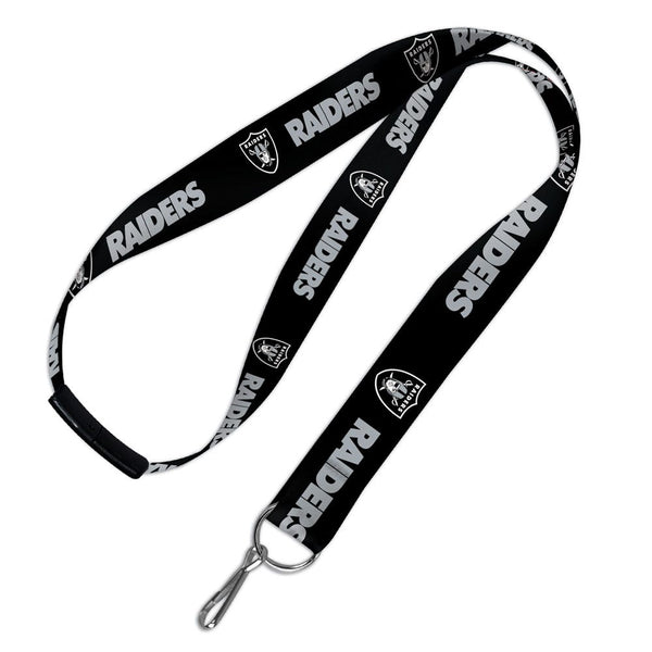 Las Vegas Raiders Lanyards w/Breakaway 1"
