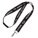 Baltimore Ravens Lanyards w/Breakaway 1"