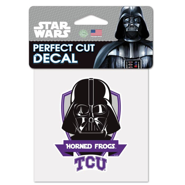 Wholesale-TCU Horned Frogs / Star Wars DARTH VADER Perfect Cut Color Decal 4" x 4"