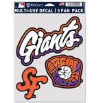 San Francisco Giants / City Connect Multi Use 3 Fan Pack
