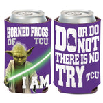 Wholesale-TCU Horned Frogs / Star Wars YODA Can Cooler 12 oz.