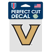 Wholesale-Vanderbilt Commodores Perfect Cut Color Decal 4" x 4"