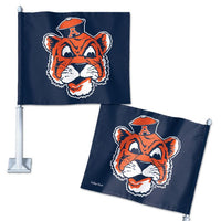 Wholesale-Auburn Tigers /College Vault mascot blue Car Flag 11.75" x 14"