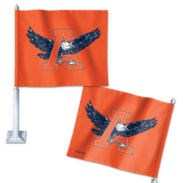 Wholesale-Auburn Tigers /College Vault A Eagle Orange Car Flag 11.75" x 14"