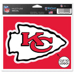 Kansas City Chiefs Multi-Use Decal - cut to logo 5" x 6"