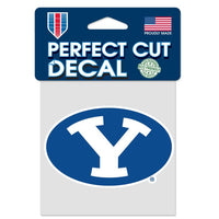 Wholesale-Brigham Young Cougars Perfect Cut Color Decal 4" x 4"