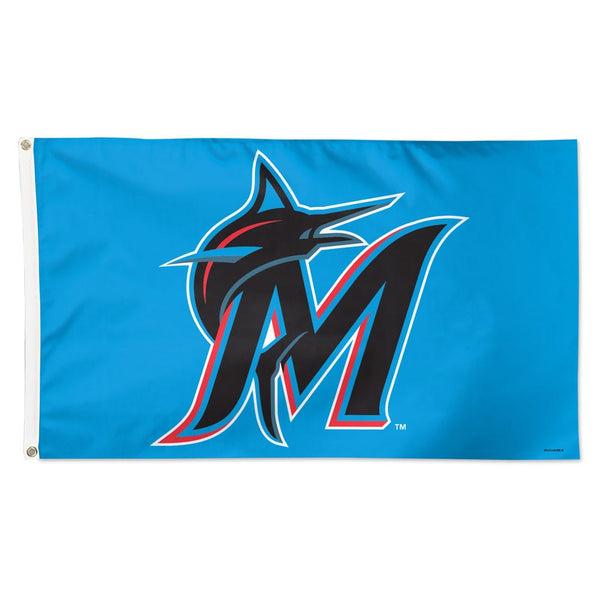 Miami Marlins Flag - Deluxe 3' X 5'