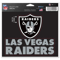 Las Vegas Raiders Multi-Use Decal - cut to logo 5" x 6"