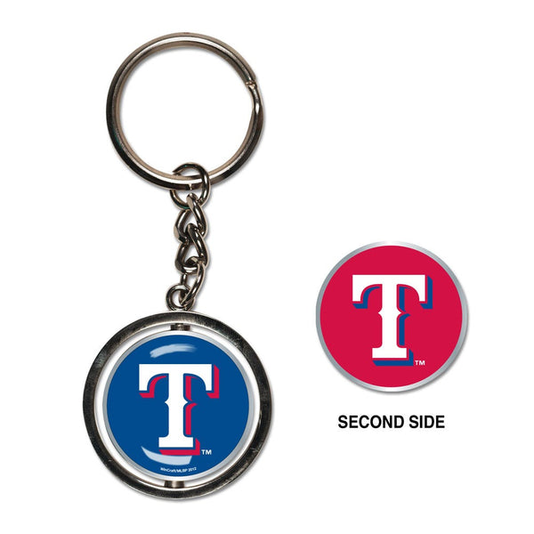 Texas Rangers Spinner Key Ring