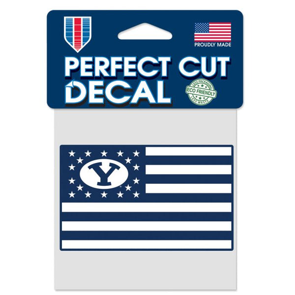 Wholesale-Brigham Young Cougars Perfect Cut Color Decal 4" x 4"